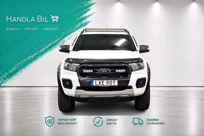 Bild 3 av Ford Ranger Dubbelhytt 2.0 4x4 Kåpa Diff D-värm Navi Moms Drag