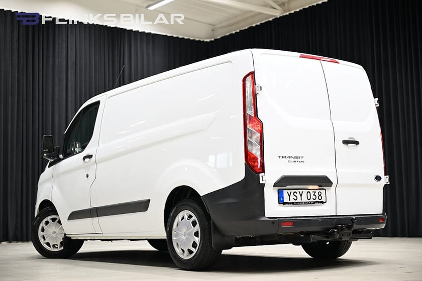 Bild 4 av Ford Transit Custom 270 130HK Automat|Inredning|Drag|NyKamrem|Leasbar