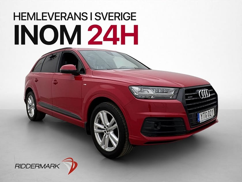 Bild 3 av Audi Q7 3.0 TDI V6 Q 272hk 7-Sits S Line Värm BOSE Navi Drag