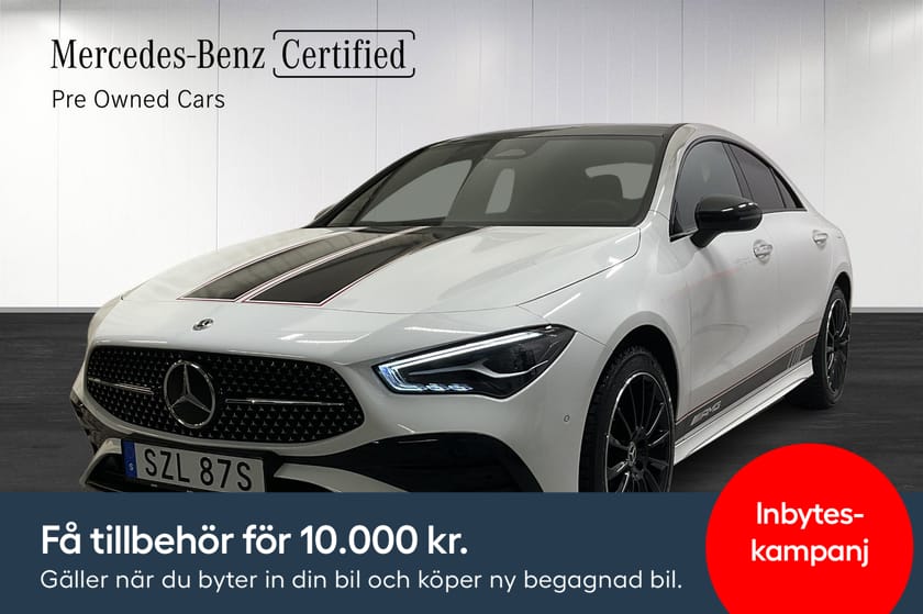 Bild 1 av Mercedes-Benz CLA 250 e AMG / Night / Drag / V-hjul / Premiumpkt
