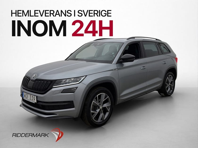 Bild 3 av Škoda Kodiaq Skoda 2.0 TDI 4x4 7-Sits Sportline Pano Canton Kamera