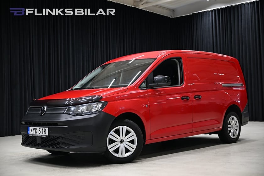 Bild 1 av Volkswagen Caddy Cargo Maxi DSG 122HK Dubbeldörr|Drag|Värmare|Backkamera|Leasbar