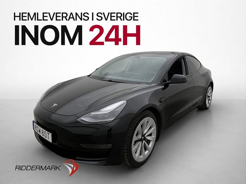 Bild 4 av Tesla Model 3 Long Range AWD Skinn Panorama Svensksåld