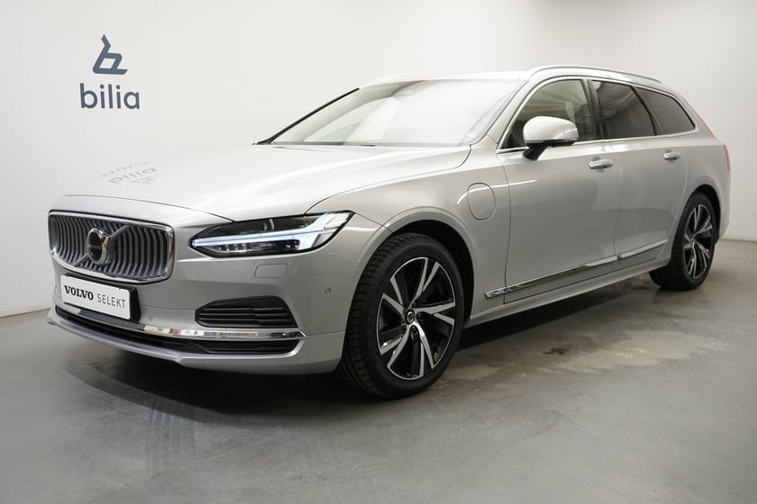 Bild 1 av Volvo V90 Recharge T6 Core Edition, Dragkrok, Parkeringskamera 360, Navigation