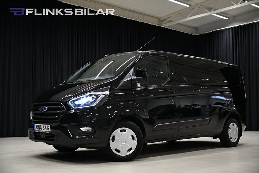 Bild 1 av Ford Transit Custom 300 130HK L2 Automat|Inredd|Drag|Värmare|Leasbar