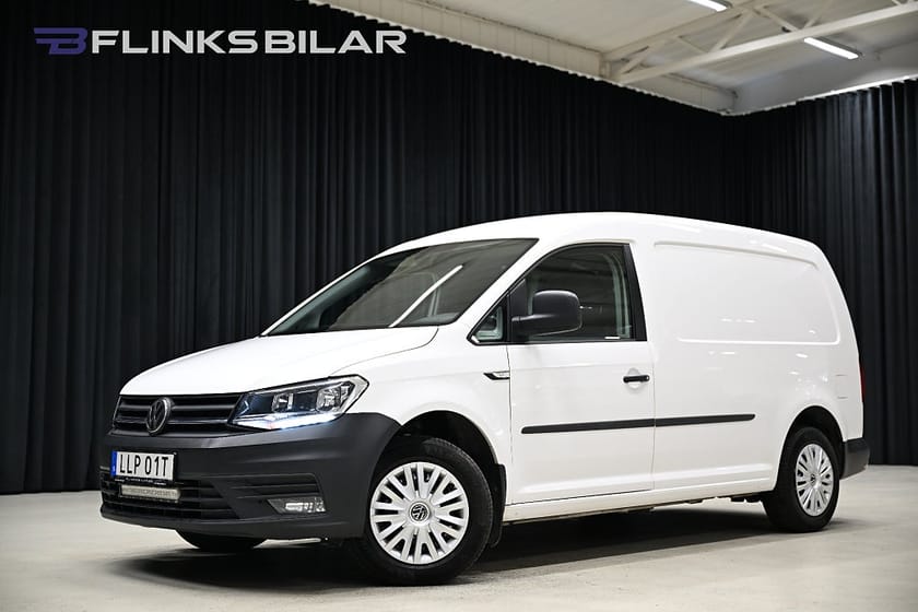 Bild 1 av Volkswagen Caddy Maxi Van DSG 122HK Inredd|Drag|Värmare|Lågmil|EnÄgare|Moms|SeUtr