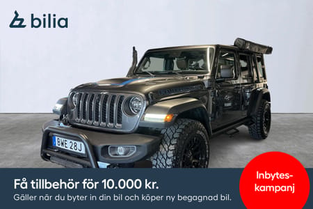 Jeep Wrangler Unlimited 4xe Rubicon Dragkrok Adaptiv farthållare Moms