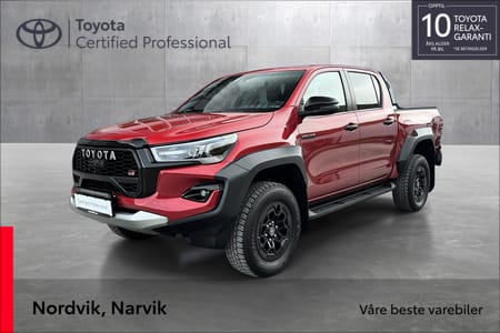 Toyota Hilux Dobbelcab Meget pen GR-Sport II. LED-bar, understellsbehandlet
