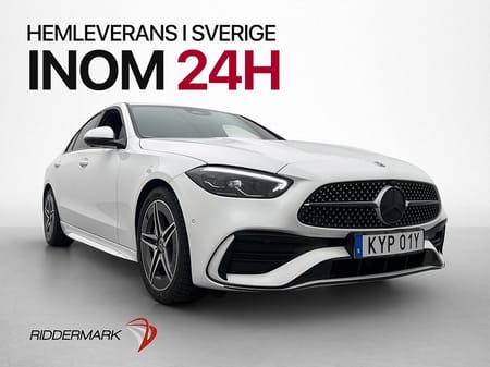 Mercedes-Benz C 220 d 200hk AMG Värm Kamera Alcantara Navi