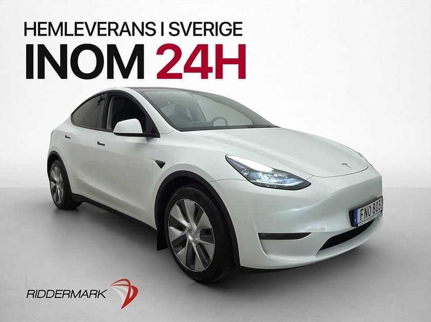 Bild 1 av Tesla Model Y Long Range AWD Svensksåld Panorama Drag