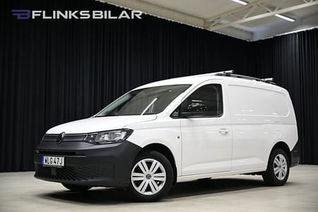 Volkswagen Caddy Cargo Maxi DSG 122HK V-Inredd|Drag|Värmare|Lågmil|EnÄgare|Leasbar