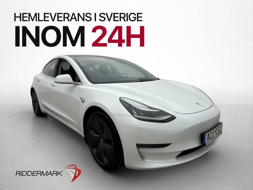 Bild 1 av Tesla Model 3 Long Range AWD SV-Såld Autopilot Pano Kamera