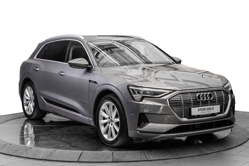 Bilde 1 av Audi e-tron 55 quattro Quattro/ACC/Krok/360/HUD/Skinn/Navi/Keyless/Ambient