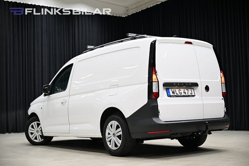Bild 4 av Volkswagen Caddy Cargo Maxi DSG 122HK V-Inredd|Drag|Värmare|Lågmil|EnÄgare|Leasbar