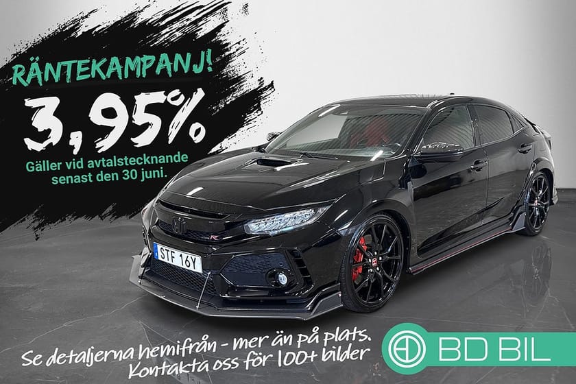 Bild 1 av Honda Civic Type R 2.0 VTEC GT MAXTON MILLTEK KOLFIBER SPORTSTOLAR