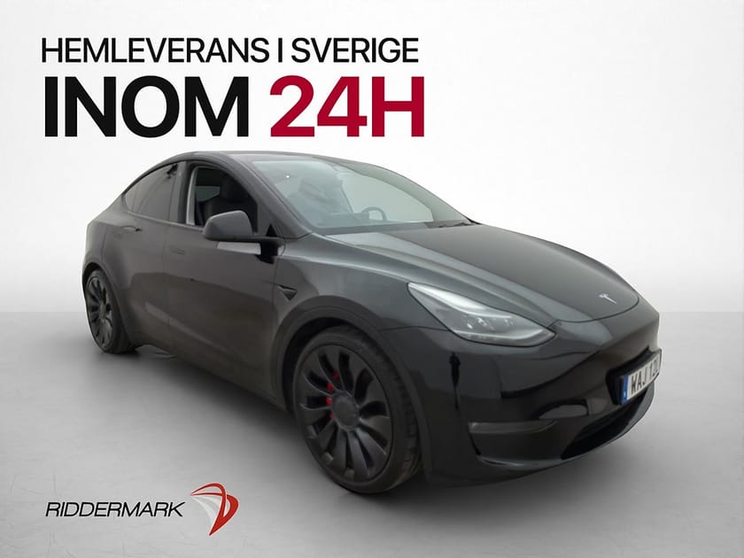 Bild 1 av Tesla Model Y Performance AWD 534hk Värmepump MOMS Pano Drag