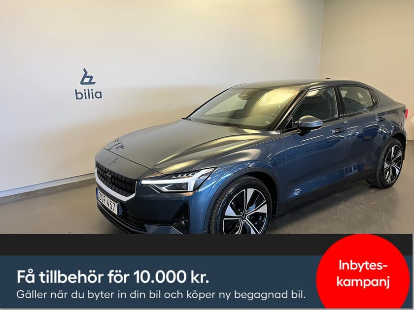 Bild 1 av Polestar 2 Long range Dual motor 78kWh/ 360 Kamera/ Navigation/ BLIS/ 10.000kr Tillbehör/