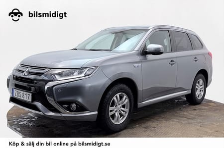 Mitsubishi Outlander PHEV Delläder Rattvärme Värmare Keyless MOMS 203hk