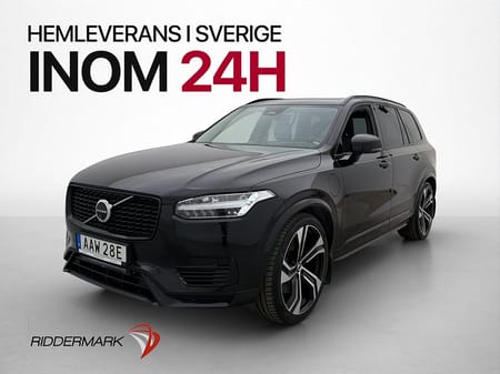 Volvo XC90 T8 Ultimate Dark 7-Sits Pano B&W HUD Luft  MOMS
