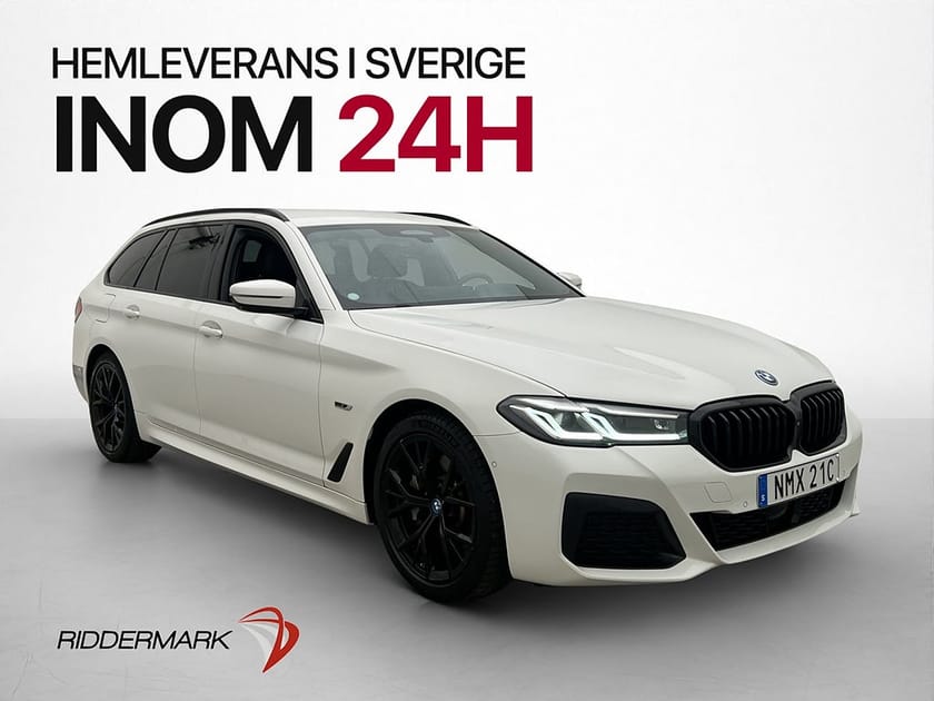 Bild 1 av BMW 530e Touring 292hk M Sport HuD Drag 360°-K Navi Läder