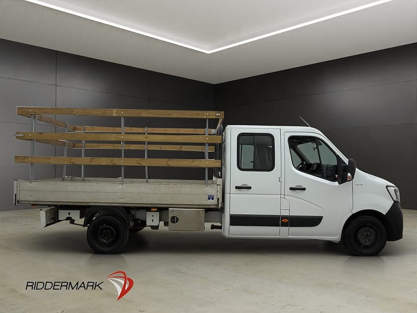 Bild 2 av Renault Master Chassi Cab Dubbelhytt FLAK 2.3 Värmare 7-Sits MOMS