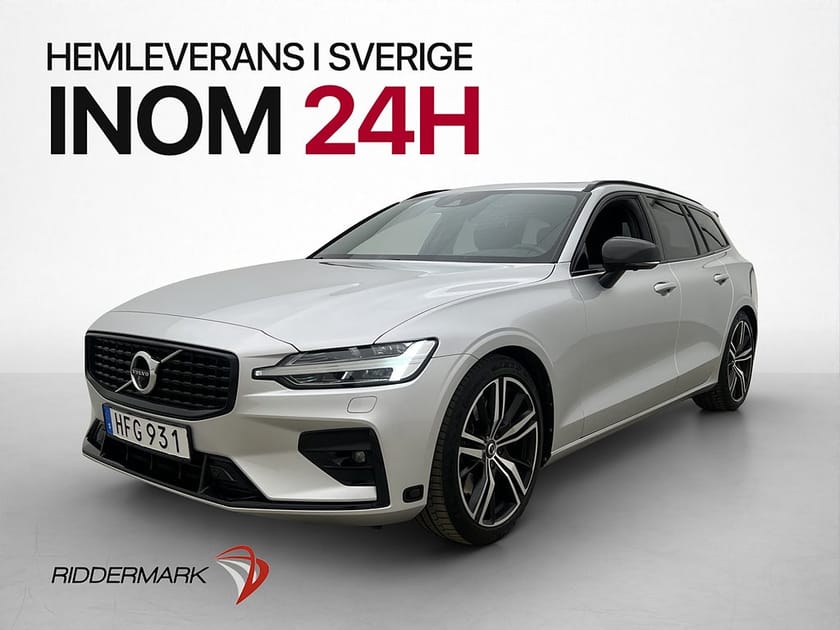 Bild 1 av Volvo V60 T5 R-Design Pano H/K Skinn HUD 360° BLIS CarPlay