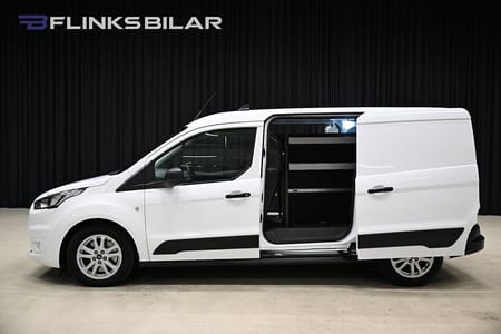 Ford Transit Connect 230 LWB L2 Automat|Dubbeldörr|Inredd|Drag|Värmare|Moms