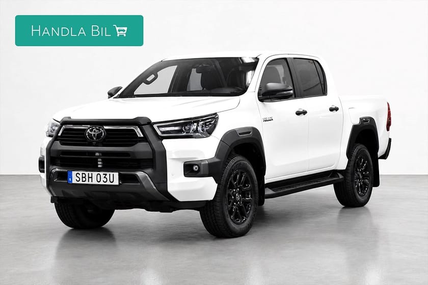 Bild 1 av Toyota Hilux Dubbelhytt 2.8 4WD Invincible Drag JBL Diff Navi Moms 204hk