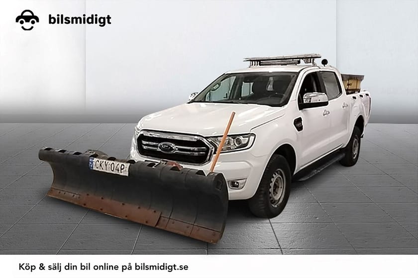 Bild 1 av Ford Ranger Dubbelhytt 2.0 4x4 XLT Drag Plog Sandspridare Värmare 5sits MOMS