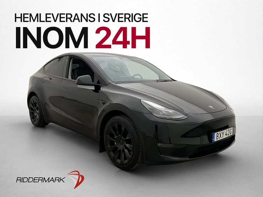Bild 1 av Tesla Model Y Long Range AWD 514hk Pano Drag Värmepump AP
