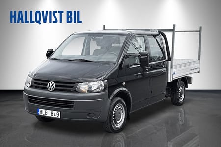 Volkswagen Transporter Chassi Dubbelhytt T30 2.0 TDI 102Hk Drag Värmare Euro 5