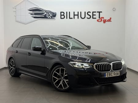BMW 520d Touring 520 190hk M Sport Värmare/Navi/Bkamera/Läder/Nyservad/1Brukare