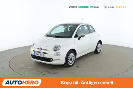 Fiat 500 1.2 Lounge / PDC, Takfönster