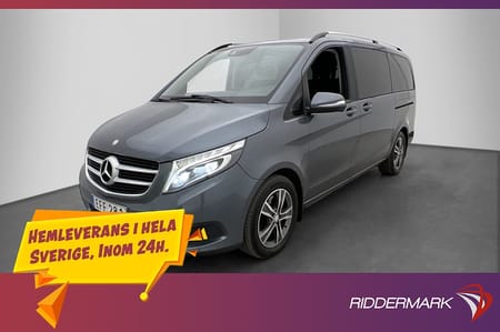 Mercedes-Benz V 220d 3.1t 220 Lång Värmare Drag B-Kamera Navi 8-Sits