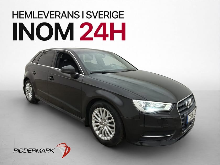 Bild 1 av Audi A3 Sportback 1.6 110hk Attraction M&K-Värmare Sensorer 0.34 l/mil
