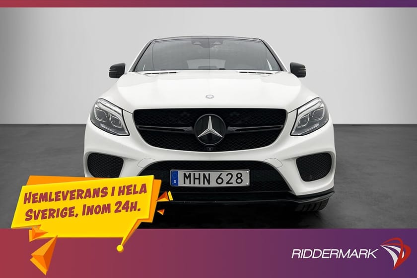 Bild 2 av Mercedes-Benz GLE 450 AMG 4MATIC Coupé Pano Värmare H/K Drag 360°