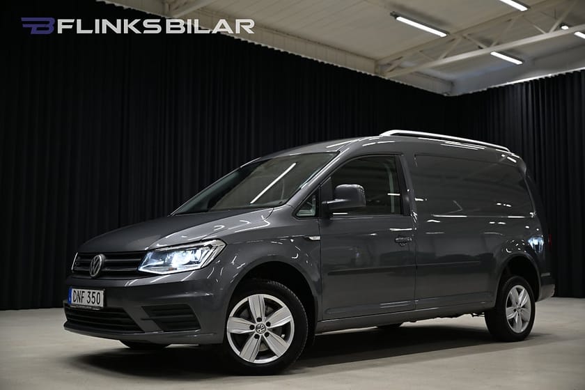 Bild 1 av Volkswagen Caddy Maxi Van 4Motion DSG Nedlackad|LED|Inredd|Drag|GPS|Värmare