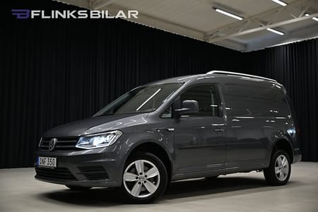 Volkswagen Caddy Maxi Van 4Motion DSG Nedlackad|LED|Inredd|Drag|GPS|Värmare