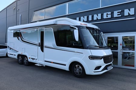 Kabe Campervan Mercedes-Benz Travel Master Crown 810 LQB Tandem Hydrauliska stödben/Elmarkis/
