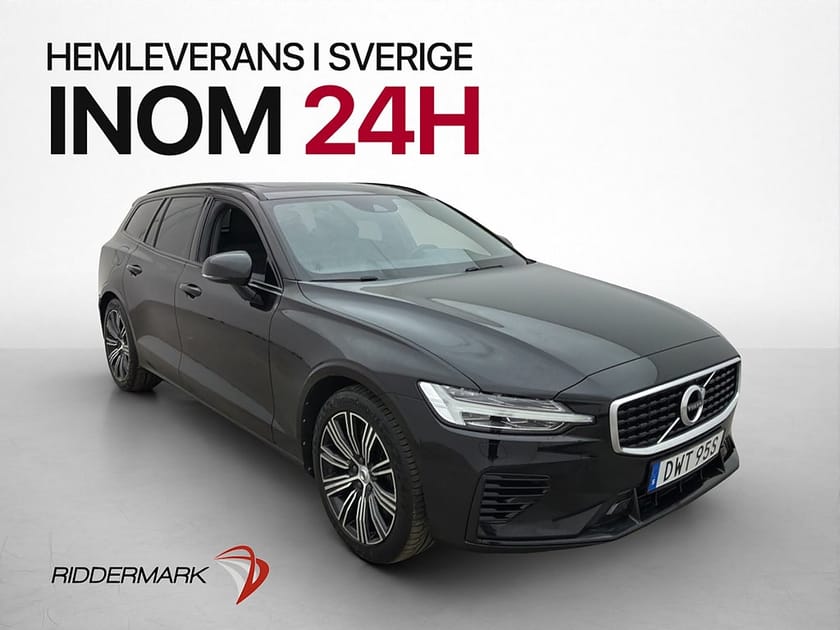 Bild 1 av Volvo V60 Recharge T6 AWD R-Design Pano Drag H/K P-värm Navi