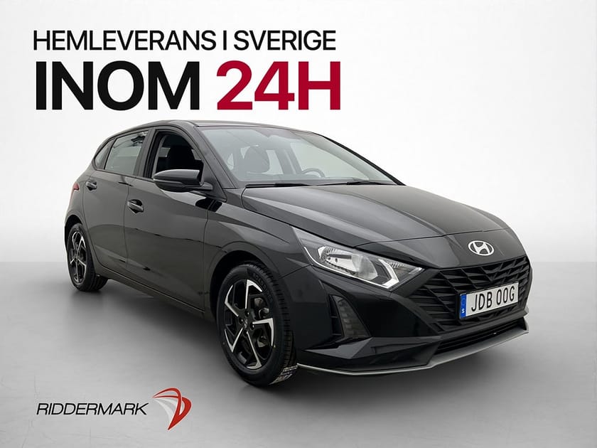 Bild 1 av Hyundai i20 84hk Essential Kamera CarPlay Rattvärme Dragkrok