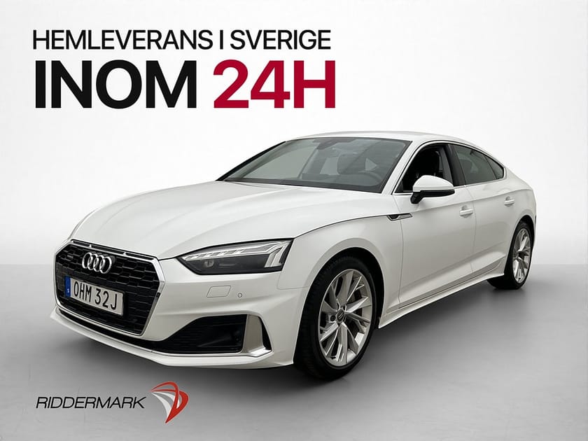 Bild 3 av Audi A5 Sportback 45 TFSI quattro 245hk Kamera Värmare CarPlay Drag