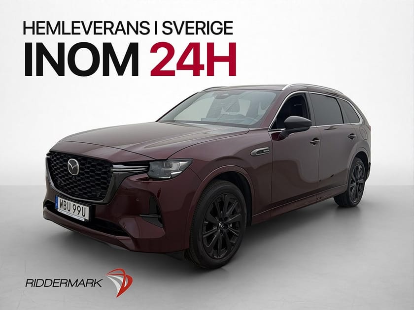 Bild 1 av Mazda CX-80 PHEV AWD 7-Sits Homura Skinn 360° HuD BOSE