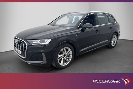 Audi Q7 50 TDI quattro 7-Seater S-Line 7-Sits Värm Luft Cockpit 4-Zons Drag