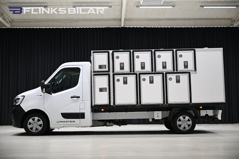 Bild 1 av Renault Master Chassi Cab 2.3 dCi 150HK Unik-Påbyggnad|Hundburar|Hundkåpa|Leasbar