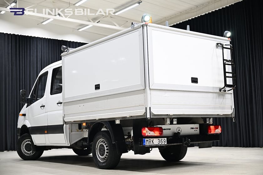 Bild 3 av Mercedes-Benz Sprinter 316 CDI 4x4 Chassi Crew Cab 163HK Dubbelhytt|Kåpa|Lågmil|EnÄgare|Moms