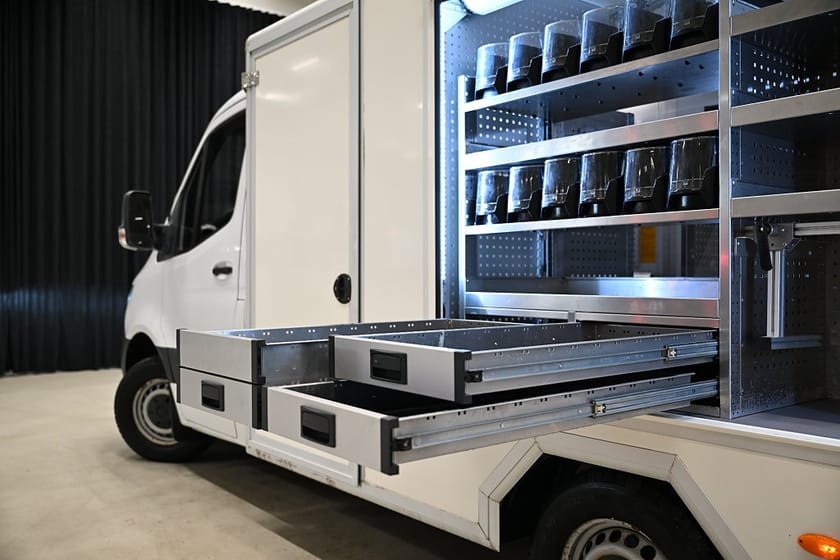 Bild 5 av Mercedes-Benz Sprinter 316 CDI Chassi 163HK Servicebil|Påbyggnad|V-Inredd|Moms|SeUtr
