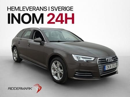 Audi A4 Avant 2.0 TDI Q 190hk Proline P-Sensorer Farthållare Drag