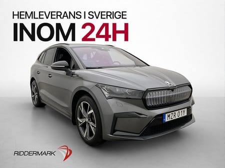 Škoda Enyaq iV 80x Skoda 265hk Sportline Värmare HUD Dragkrok 360°
