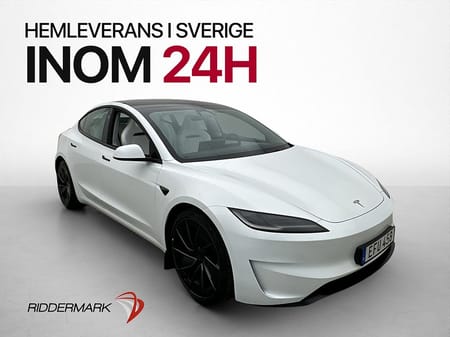 Tesla Model 3 Performance 517hk Pano AP Ljus interiör
